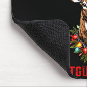 Christmas Deer Hunting Dashing Through Snow Jingle Mousepad (Ecke)