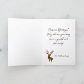 Christmas deer karte (Innenseite)