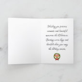 Christmas deer karte (Innenseite)