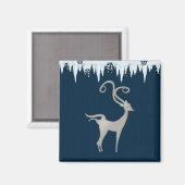Christmas Deer Magnet (Vorderseite/Rückseite)