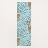 Christmas deer on blue yogamatte (Rückseite)