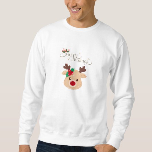 Christmas deer sweater sweatshirt (Vorderseite)