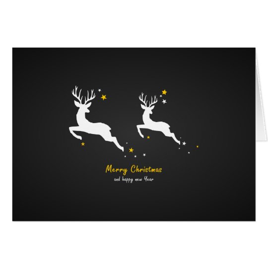 Christmas Deers Karte