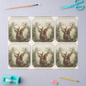 CHRISTMAS DEIN MIT PINE CONE CROWN SEIDENPAPIER (Basteln)