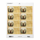 CHRISTMAS DEIN with PINE CONES CROWN PARCHMENT (Vorne)