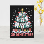 Christmas Dental Squad Oh Dentistree  Karte (Gelbe Blume)