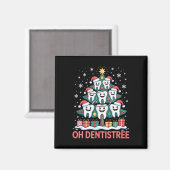 Christmas Dental Squad Oh Dentistree Magnet (Vorderseite/Rückseite)