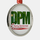 CHRISTMAS DES PRÄVENTIVEN ARZNEIMITTELS VON DPM ORNAMENT AUS METALL (Rechts)