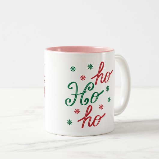 christmas design- coffee mug zweifarbige tasse (VorderseiteRechts)