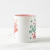 christmas design- coffee mug zweifarbige tasse (Mittel)