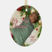 Christmas Design Keramik Ornament (Rechts)