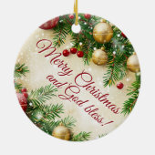 Christmas Design Keramik Ornament (Hinten)