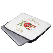 CHRISTMAS DESIGN LIEBE JOACE MIT CHRISTMAS LIG LAPTOPSCHUTZHÜLLE (Vorne Knopf)