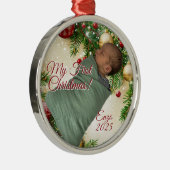 Christmas Design Ornament Aus Metall (Rechts)