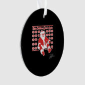 Christmas Design von Jeff Johnson Ornament (Vorderseite)