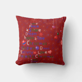 CHRISTMAS DESIGNER THROW PILLOWS - X MAS DECOR KISSEN
