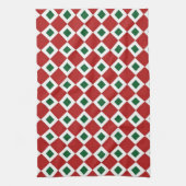 Christmas Diamond Pattern Geschirrtuch (Vertikal)