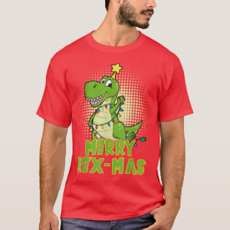 Christmas Dinosaur Merry ReMas Pajamas T Re Boys G T-Shirt