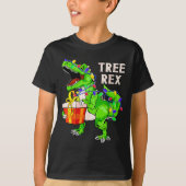 Christmas Dinosaur Shirt Tree Rex Pajamas Xmas Men (Vorderseite)
