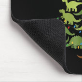 Christmas Dinosaur Tree Rex Pajamas Men Boys Kids Mousepad (Ecke)