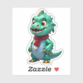 Christmas Dinosaurier Aufkleber (Blatt)