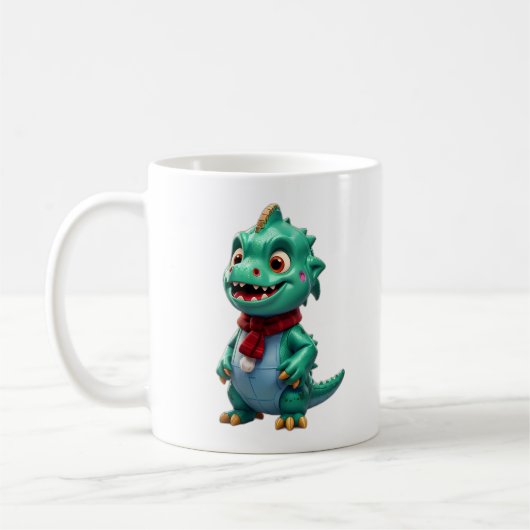 Christmas Dinosaurier Kaffeetasse (Links)