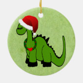 Christmas Dinosaurier Keramikornament (Hinten)