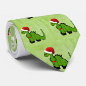 Christmas Dinosaurier Krawatte (Gerollt)