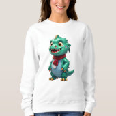 Christmas Dinosaurier Sweatshirt (Vorderseite)
