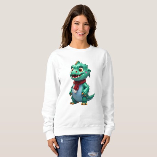 Christmas Dinosaurier Sweatshirt (Vorne ganz)