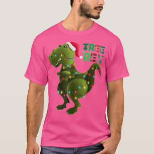 Christmas Dinosaurier Tree Re Pajamas Men Boys Xma T-Shirt