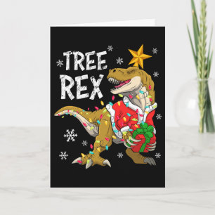 Christmas Dinosaurier Tree Rex Pajamas Men Boys Ki Karte