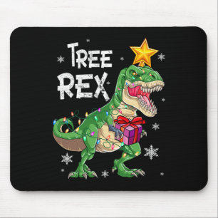 Christmas Dinosaurier Tree Rex Pajamas Men Boys Ki Mousepad
