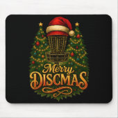 Christmas Disc Golf Merry Discmas Mousepad (Vorne)