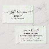 Christmas Discount Card – Festive Holiday Savings Rabattkarte (Vorne/Hinten)