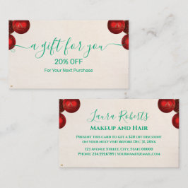 Christmas Discount Card – Festive Holiday Savings Rabattkarte