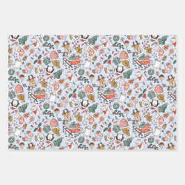 Christmas Ditsy Doodles  Geschenkpapier Set