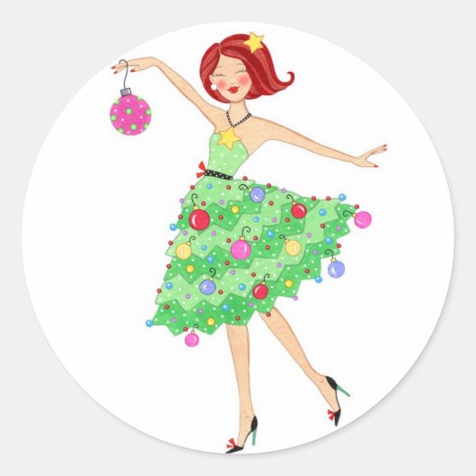 Christmas Diva Sticker (Vorderseite)