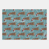 Christmas Doberman Pinscher Geschenkpapier Set (Vorderseite 2)