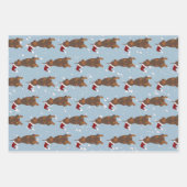 Christmas Doberman Pinscher Geschenkpapier Set (Vorderseite)