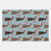 Christmas Doberman Pinscher Geschenkpapier Set (Vorderseite 3)