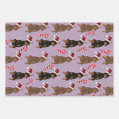 Christmas Doberman Pinscher Geschenkpapier Set (Vorderseite)