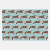 Christmas Doberman Pinscher Geschenkpapier Set (Vorderseite)