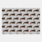 Christmas Doberman Pinscher Geschenkpapier Set (Vorderseite 2)
