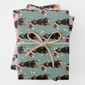 Christmas Doberman Pinscher Geschenkpapier Set (Beispiel)