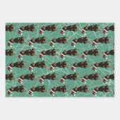 Christmas Doberman Pinscher Geschenkpapier Set (Vorderseite 2)