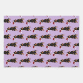Christmas Doberman Pinscher Geschenkpapier Set (Vorderseite 2)