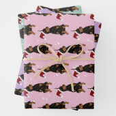 Christmas Doberman Pinscher Geschenkpapier Set (Beispiel)