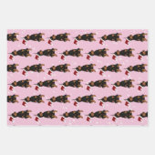 Christmas Doberman Pinscher Geschenkpapier Set (Vorderseite)