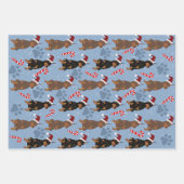 Christmas Doberman Pinscher Geschenkpapier Set (Vorderseite)